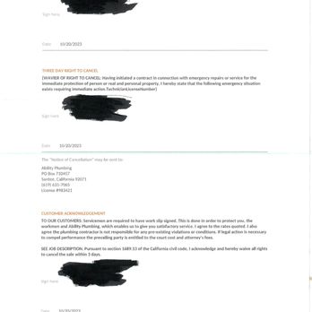 Scaming invoice