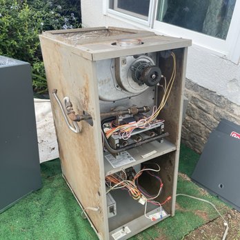 Old Gas Heat Pump that was 25+ years old!