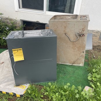 Side by side comparison of the New Natural Gas Heat Pump vs the Old Natural Gas Heat Pump!