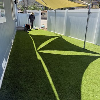 Turf work in progress