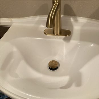 Trying out excellent new faucet installation by Roman