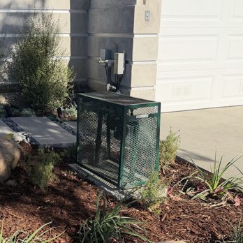 The lowered water shut off. They even painted. This was crucial to my landscape project