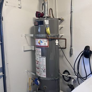 Old water heater.