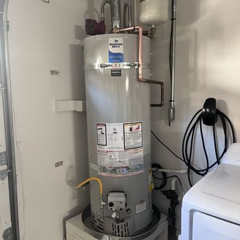 New water heater.