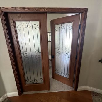 Doors to master bedroom