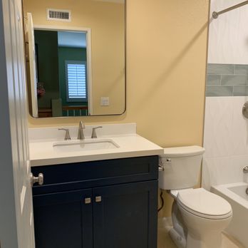 Finished bathroom