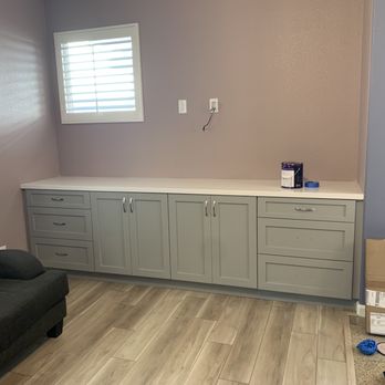 Finished entertainment area