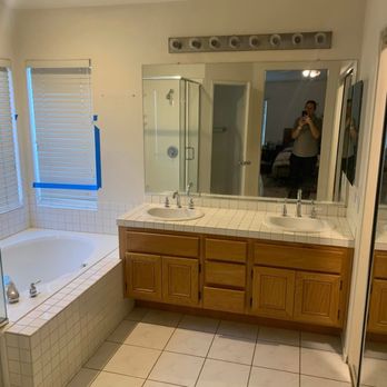 Our vanity beforehand