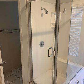 Our shower beforehand
