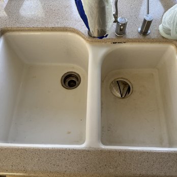 Kitchen sink before