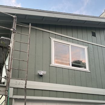 Great work on the siding and the trim
