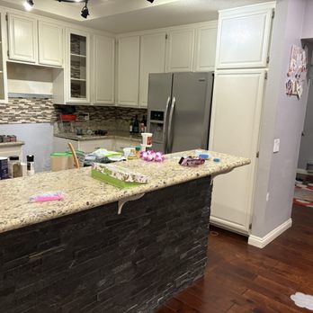 This is what the kitchen look like before.