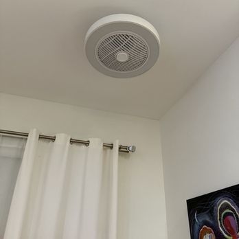 Ceiling fan that replaced useless spotlight.