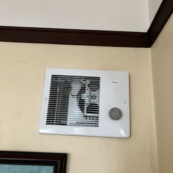 Wall heater installed without damage to 100+  year old lathe and plaster wall.