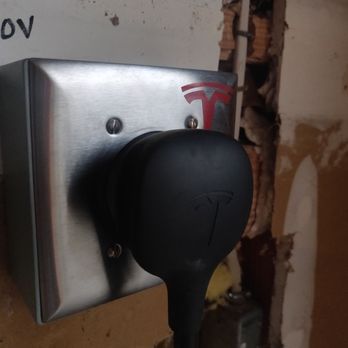 Tesla charging outlet