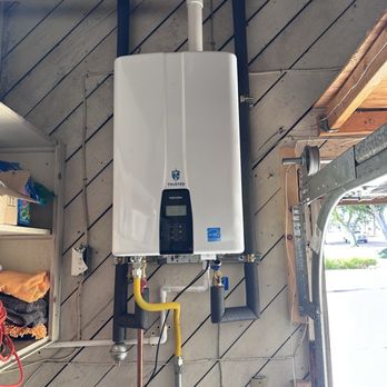 New tankless water heater